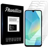 Grūdintas Stiklas Samsung Galaxy A16 4G / A16 5G [4vnt Rinkinys] Ekrano Apsaugos Pleistras Phonillico®
