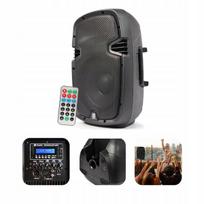 Aktyvi kolonėlė 10'' 400w Mp3 Usb Sd Bt su nuotolinio valdymo pulteliu