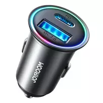 Automobilinis įkroviklis Joyroom Mini, C+U, 60W, Juodas (JR-CCN04)
