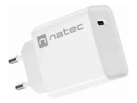 Įkroviklis Natec Ribera, USB-C, Power Delivery 20 W, baltas (NUC-2059)