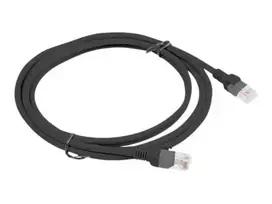 Komutacinis kabelis Lanberg RJ45 cat. 5e UTP 2m juodas (PCU5-10CC-0200-BK)