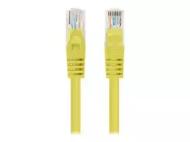 Komutacinis kabelis Lanberg Cat.5e UTP 1m geltonas 10 vnt. (PCU5-20CC-0100-Y)