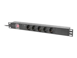 Serverio priedas Lanberg Power Distrubution Unit PDU 19 (PDU-05F-0200-BK)