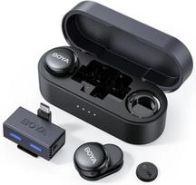 BOYA Microphone Wireless BOYALINK 3-01, 2.4GHz, AI Noise Cancellation, with 2 transmitters and 2 receivers (Type-C, 3.5mm Female) Black EU | BOYALINK-3-02 | 6977490710747
