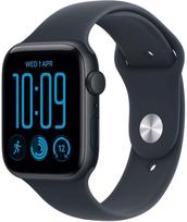 Apple Watch SE 3 GPS 44mm Midnight Aluminium Case | Navy Blue Sport Band - S/M | MJL74MP/A | 195951259765