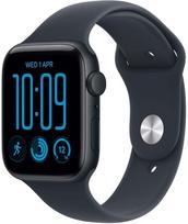 Apple Watch SE 3 GPS + Cellular 44mm Midnight Aluminium Case | Navy Blue Sport Band - M/L | MJLT4MP/A | 195951261577