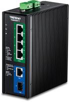 TRENDnet 6-Port Industrial 2.5G PoE++ Nie zarządzany 2.5G Ethernet (100/1000/2500) Obsługa PoE Black (TI-BG50611) | TI-BG50611 | 710931163162