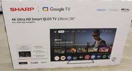 SALE OUT. Sharp 50HP6265E 50" (126cm) QLED 4K Ultra HD Google TV, Dolby Vision, Dolby Atmos, Central Stand | Sharp 50HP6265E | 5