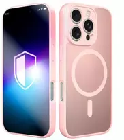 3mk Misty MagCase dėklas iPhone 16 Pro Max telefonui – rožinis