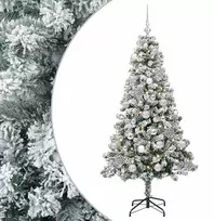Dirbtinė Kalėdų eglutė su burbulais 120 cm 150 LED Šilta balta