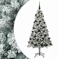 Dirbtinė Kalėdų eglutė su burbulais 120 cm 150 LED Šilta balta