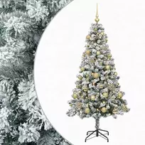 Dirbtinė Kalėdų eglutė su burbulais 120 cm 150 LED Šilta balta