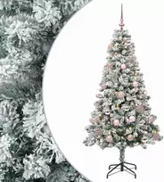 Dirbtinė Kalėdų eglutė su burbulais 120 cm 150 LED Šilta balta