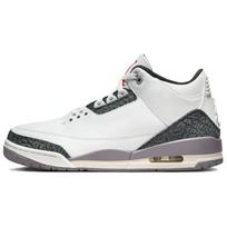 Air Jordan 3 Retro Cement Pilka Vyriški sportbačiai Balti Summit-White Fire-Red CT8532-106 44.5 white