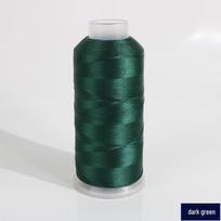 „Ice Silk Tassel“ siuvinėjimo siūlai, 150D/2 gijos, skirti „pasidaryk pats“ rankdarbiams tamsiai žalia spalva