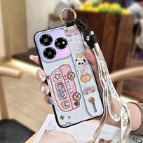 Cute Anti-dust Phone Case For ZTE Blade V60 Design/Axon 60 Lite Soft case Fashion Design Protective Waterproof Lanyard ZTE Blade V60 Design/Axon white