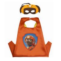 Akį traukiantis Paw Patrol apsiaustas ir kaukė Cosplay kostiumas vaikų karnavalui Orange orange