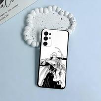Hot anime-B-L-E-A-C-H Phone Case For Samsung S25,S24,S21,S22,S23,S30,Ultra,S20,Plus,Fe,Lite,Black Soft Silicone Samsung S21plus white