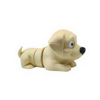 3D Printed Labrador Dog Figurine, Articulated with Movable Joints Design, Durable Matte Finish Desktop Ornament, for Home Decor abrikosas