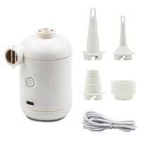 Usb Electric Air Pump Portable Lightweight Outdoor Camping Supplies For Air Mattresses Swimming Ring White #1