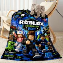 Roblox Adventure Quest Flannel Blanket-Soft and Suitable for Sofas,Beds,Offices,Travel,All Seasons,Great Gift for Holidays and Birthdays. 80cmx120cm