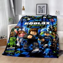 Roblox Adventure Quest Flannel Blanket-Soft and Suitable for Sofas,Beds,Offices,Travel,All Seasons,Great Gift for Holidays and Birthdays. 150cmx180cm