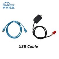 Fardriver USB Cable Program Debug for Controller Adapter Power Wire ND And SIAYQ Series Motor Controller black