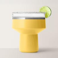 Vandens buteliukas101 nerūdijančio plieno margaritos taurė 11oz aukščiausios klasės kokteilių taurė lauko nešiojama maža vyno taurė 16oz geltona