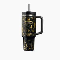 Stanley Quencher H2.0 FlowState puodelis 1,18 l Black Magic - Kelioninis puodelis, Korėjietiškas 1.18L black