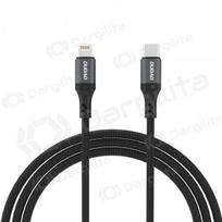 Lightning laidas Dudao L3CL USB-C į Lightning 1.2 m 30 W juodas