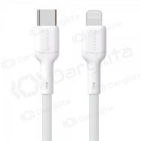 Lightning laidas Dudao L9X USB-C į Lightning 2 m 30 W baltas