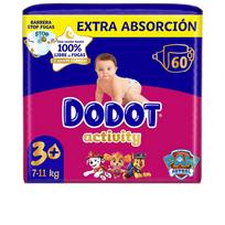 Sauskelnės Dodot Extra Activity, 3 dydis, 6 - 10 kg, 60 vnt.