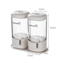Push-type Salt Dispenser Sugar Bottle Spice Pepper Shaker Can Jar PushType Seasoning Container Quantitative Spice Container