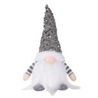 LED Šviečiantys Kalėdiniai Gnomai Minkštas Pliušinis Šilta Šviesa Apšviesti Nykštuko Lėlės Papuošimai su Blizgučiais Kepure Namų Stalo Dekorui white