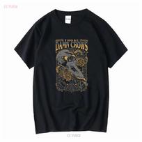 Those Damn Crows 'Varnos Kaukolė' Marškinėliai Juodi Visų Dydžių S Iki 5XL TP294 vintage Skalbti Šiek tiek Viršus Kasdieniam Dėvėjimui L black