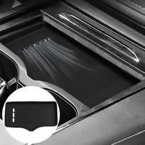 Car Silicone Protective Pad For Omoda 5 EV 22-25 Wireless Charging Silicone Anti-slip Mat Interior Accessories 1 gray