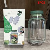 New Leakproof Salad Container Plastic Salad Pod Portable Breakfast Fruit Storage Box Keep Fresh Organizer for Picnic Home Office white