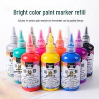 Oil-Based Marker Ink Refill - 150ml for Paint Pens auksas