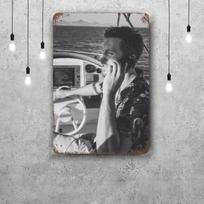 Calvin Harris Vintažiniai Metaliniai Skardos Ženklai Plakatai Dekoras Retro Metalinė Plokštelė Sienos Menas Dekoras Garažui Barui 20x30cm（7.8x11.8inch）