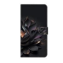 Note15 5G dėklas Xiaomi Redmi Note 15 5G telefonui Funda Dažytas Piniginė Apverčiamas stovas Odinis dėklas Redmi Note 15 5G telefono dėklui Knygos tipo dangtelis Redmi note 15 5G black