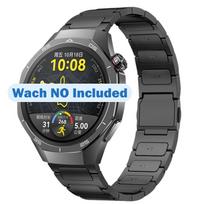 22mm Titanium Strap for Huawei Watch 5 GT6/5 Pro GT6/5 46mm Universal  Bussiness Titanium Magnetic Wrist Band for Huawei GT6 5 GT6 46mm black