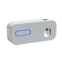 Punch-Free Wall-Mounted UV Sterilizer for Toothbrushes & Toothpaste pilka