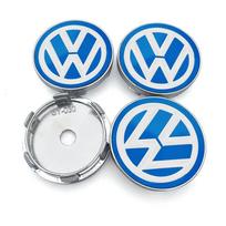 56/60mm Car Wheel Center Hub Cap Car Rims Dust-proof Cover Hubcaps For Volkswagen Polo Passat B5 B6 B7 T4 T5 Golf 4 5 6 Tiguan gray