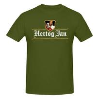 Hertog Jan 2 Literary Tshirt Lazy Vibe Suitable For All Seasons Basic Tee 4XL brown