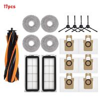 For JONR P20 PRO / T5 Pro Robot Vacuum Cleaner Accessories Main Side Brush Hepa Filter Mop Cloth Dust Bag Replacement Spare Part as the picture žalia