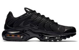 Nike Air Max Plus Vintage amortizacija kvėpuojantys žemi kasdieniai miesto kelionėms bėgimo batai vyriški juodi 604133-050 38.5 black