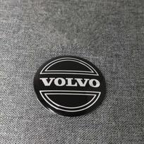 4 vnt. 56 mm/60 mm/65 mm Automobilio ratų centrinės stebulės dangtelio lipdukai Priedai Volvo R design xc60 v60 s60 v40 v50 s40 s80 c30 xc40 xc70 56mm-4PCS black