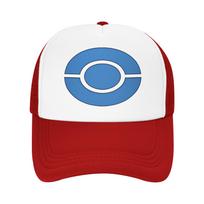 Ash Ketchum pokemonizuota beisbolo kepurė vyrams, moterims, vasarinė vėsinanti su tinkleliu šonuose, reguliuojama, skirta laisvalaikiui One Size gray