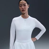 Nike Court Advantage Tennis Top Women's White L gray