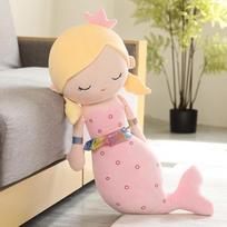 40-100cm Animacinis Kawaii Milžiniškas Undinėlės Pliušinis Lėlės Pagalvės Spalvingas Gražus Vandenyno Undinėlės Pliušinis Žaislas Mergaitėms Kalėdinė Dovana about 40cm